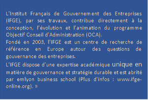 IFGE Institut Français de Gouvernement des Entreprises